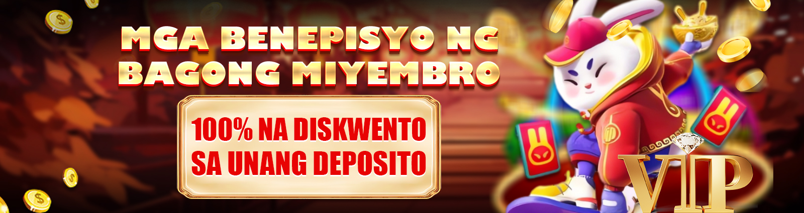 NEW MEMBER BENEFITS: 100% Discount on First Deposit!