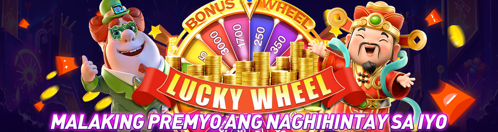 BIG PRIZES ARE WAITING FOR YOU: Join and Get Lucky Wheel now!